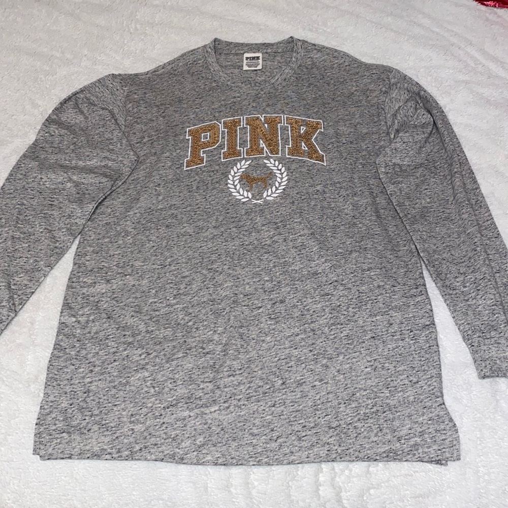 PINK shirt.
